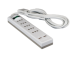Alargador con USB 1,5 Mts Blanco
