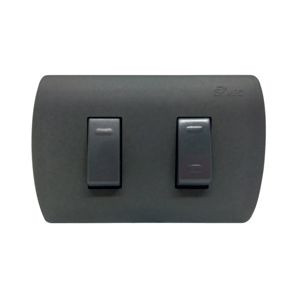 Placa Armada – Interruptor 9/12 + 9/24 - 10A Aris Pro Mate